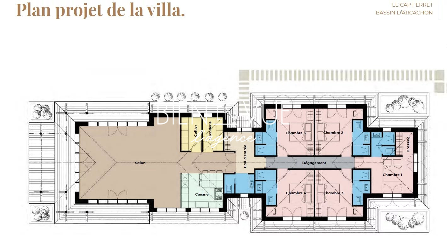 Terrain à vendre à Lege cap ferret, 1 100 m², 7 pièces – photo 3 sur 5